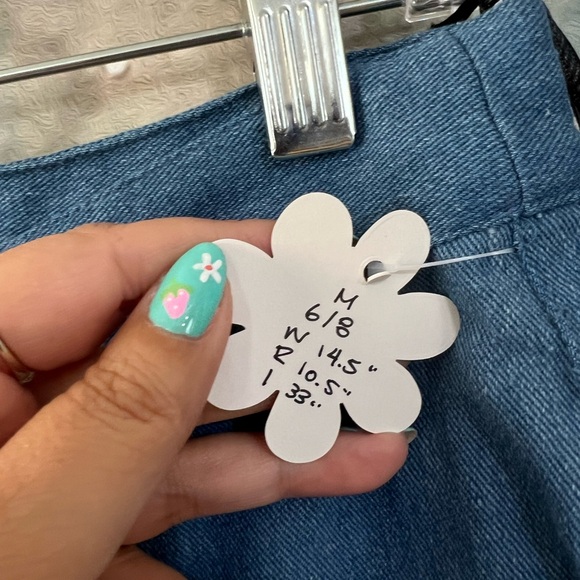 Unique Vintage | Light Indigo Denim Major’s Flare Jeans - Picture 9 of 9